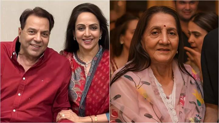 Dharmendra's first wife Prakash Kaur looks as lovely as a film actress in rare pic also featuring Hema Malini