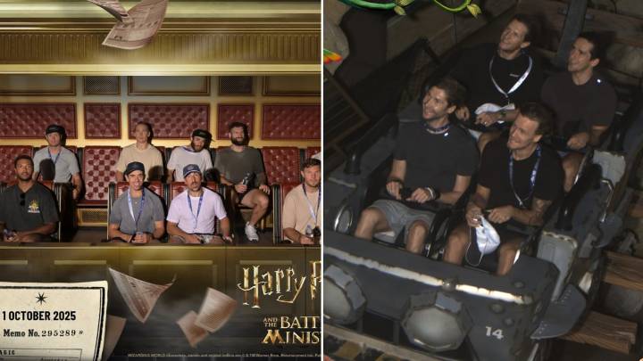 Panthers share hilarious reaction pictures on Universal Studios rides