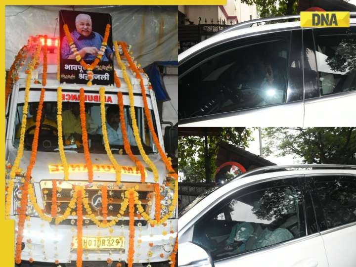 Satish Shah funeral: Rupali Ganguly breaks down at her 'dad' final journey