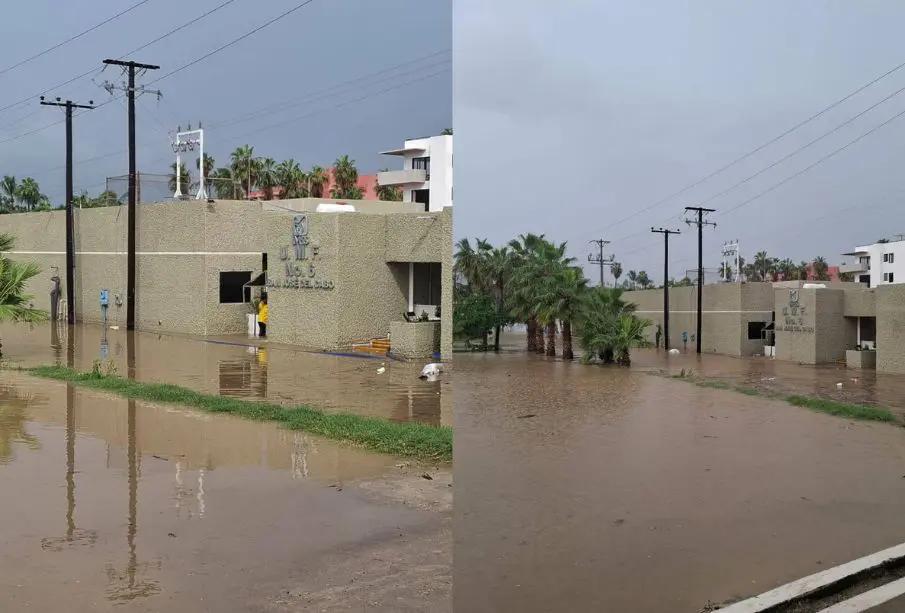 Otra lluvia, la misma historia: la clínica del IMSS vuelve a quedar bajo el agua