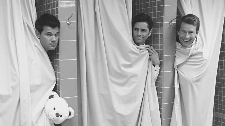 Glen Powell's Birthday Gets Steamy Thanks to John Stamos' Naked Tribute