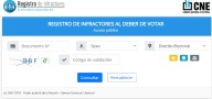 Cómo saber si estoy en el registro de infractores electorales