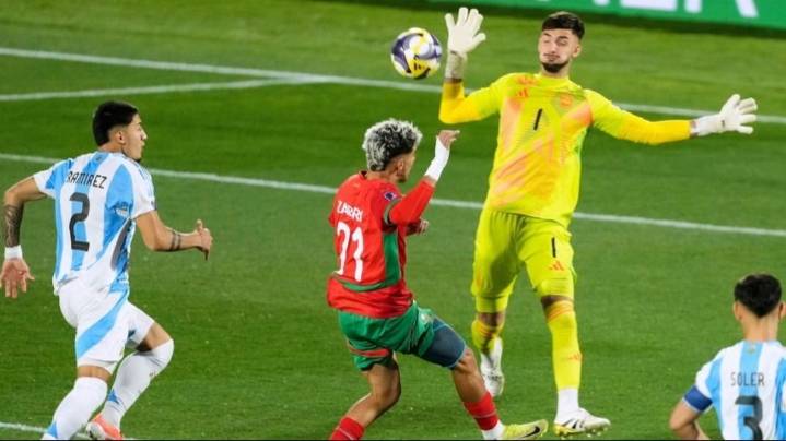 Argentina cayó 2-0 ante Marruecos y se quedó sin el sueño del séptimo título en el Mundial Sub 20