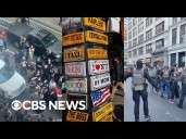 Watch: ICE, DHS clash with protesters over New York City raid on Canal Street