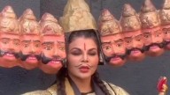 Rakhi Sawant Dresses As Ravana On Dussehra, Dances To 'Chammak Challo'