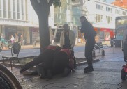 Security guards slam man to the floor after he was falsely accused of shoplifting