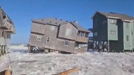 MOMENTO EXACTO de la destrucción de una casa por huracanes en EE.UU.