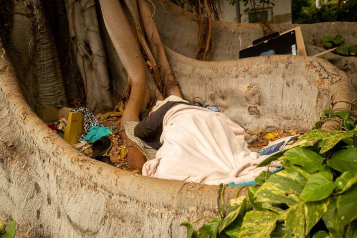 Seis asociaciones de vecinos exigen solución al problema de los sinhogar en Santa Cruz de Tenerife