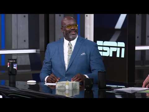 Shaq dropped a STACK against Chuck & Ernie picking the Knicks 💵😳