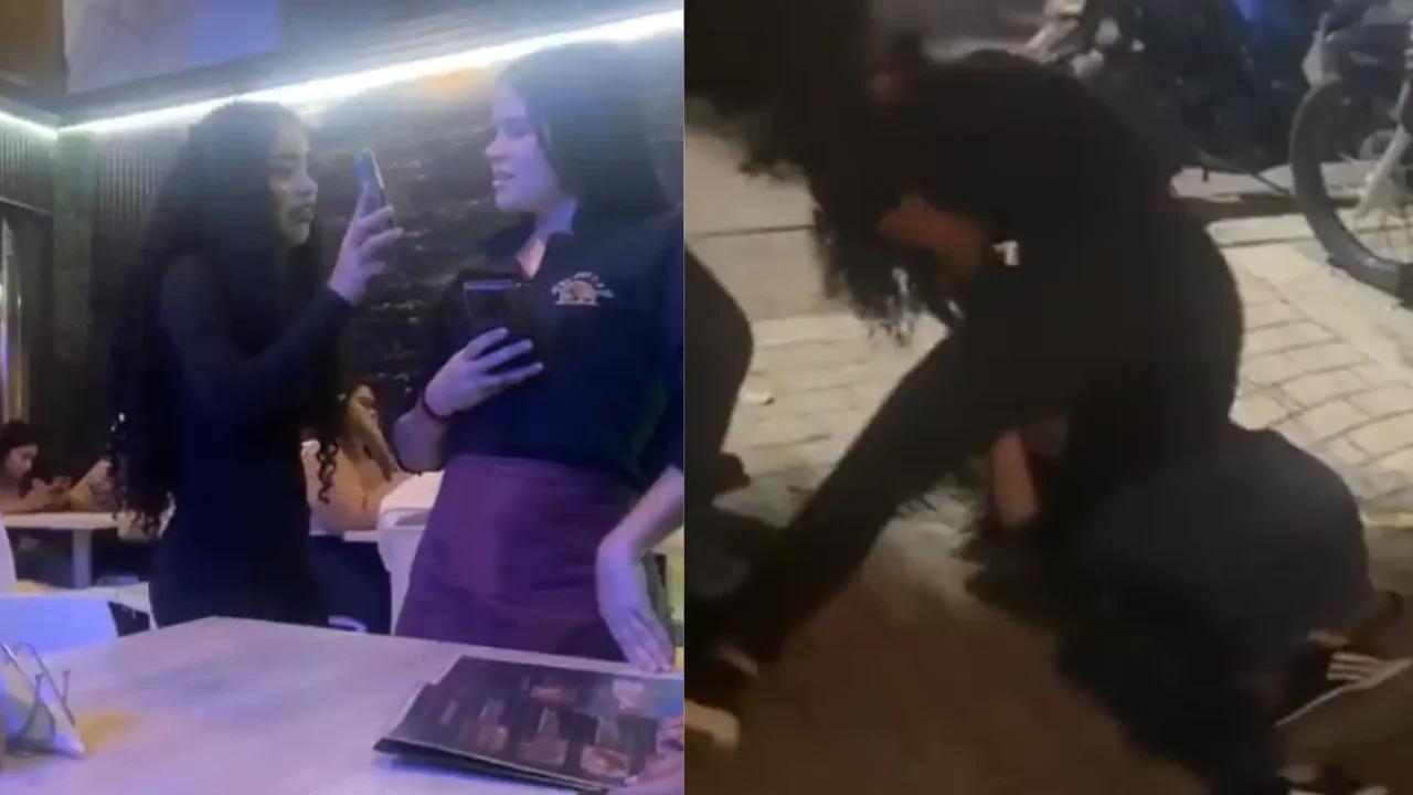 VIDEO | Clienta agrede a mesera por supuestamente enviarle mensaje a su novio