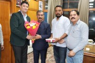 Jogindra Central Cooperative Bank Chairman Mukesh Sharma calls on CM