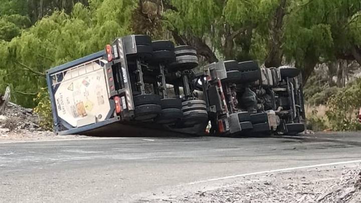 Campo Quijano: El camión accidentado en Ingeniero Maury transportaba nitrato de amonio