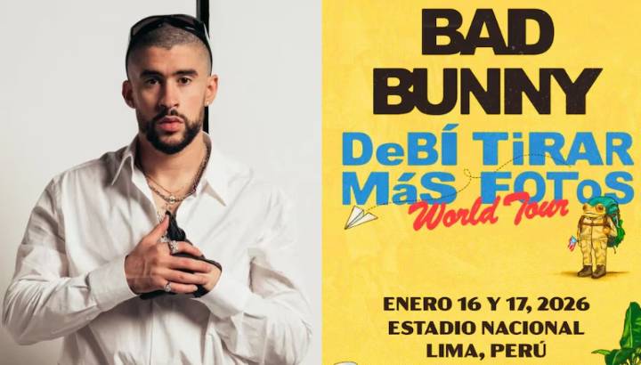 Bad Bunny adelanta conciertos en Lima por su presentación en el Super Bowl
