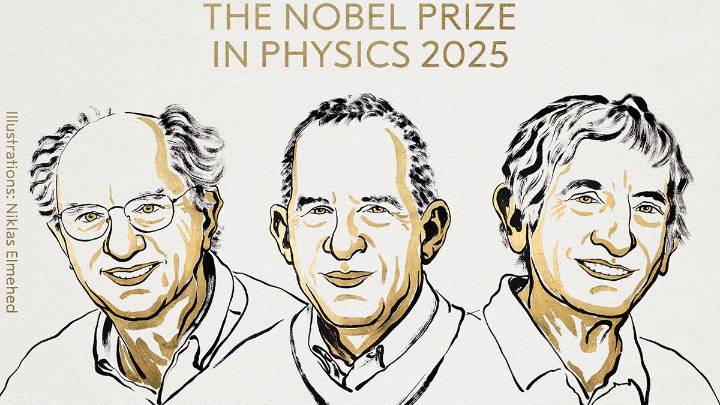 El premio Nobel de Física 2025 fue otorgado a John Clarke, Michel H. Devoret y John…