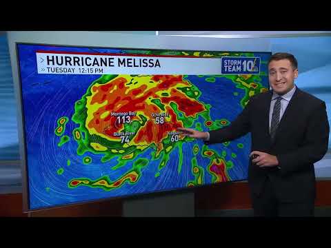 Category 5 Hurricane Melissa closing in on Jamaica