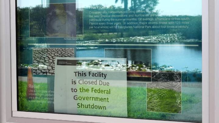 How the government shutdown affects Florida national parks