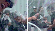Dodgers Celebrate NLDS Win With Wild Beer, Champagne Party