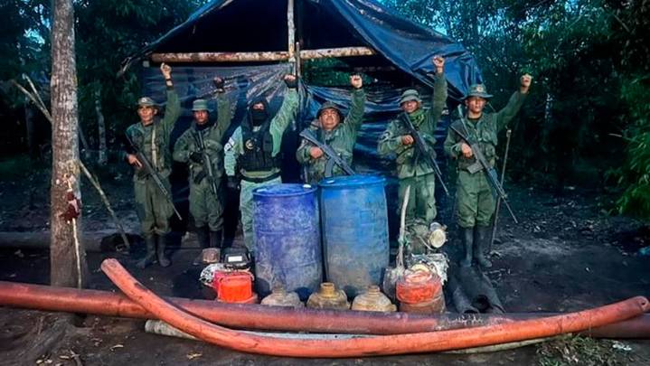 FANB desmanteló campamento ilegal en Amazonas