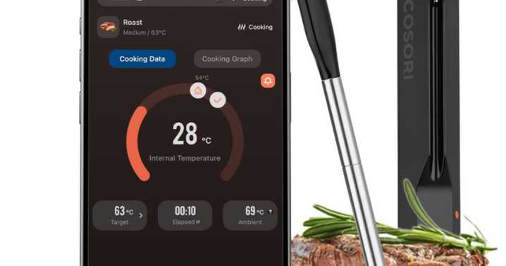 'I tested the Cosori Smart Wireless Meat Thermometer - it's a game changer in my kitchen'