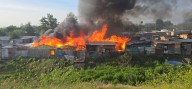 Reportan incendio en toma Dignidad en La Florida