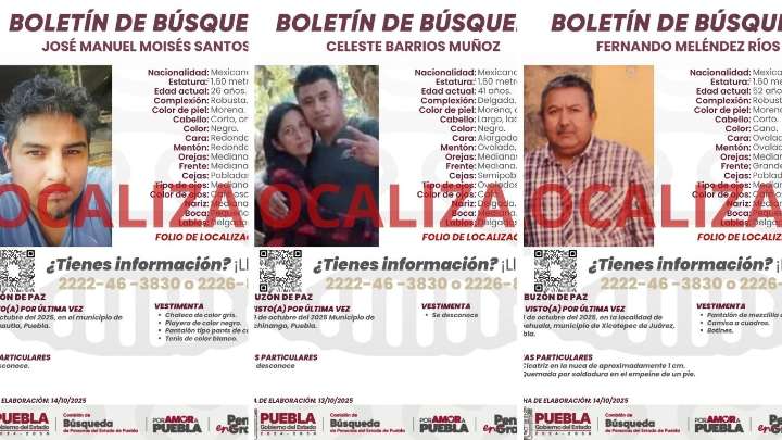Localizan a tres desaparecidos en Huauchinango; uno de ellos con vida