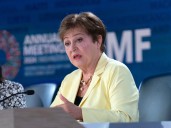 ‘Buckle up’: IMF chief warns of economic uncertainty
