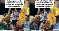 “Pobrecita, ya es mayor, tal vez no tiene para soda”: señora se embolsa la botella de refresco en una fiesta y deja a todos sin bebida
