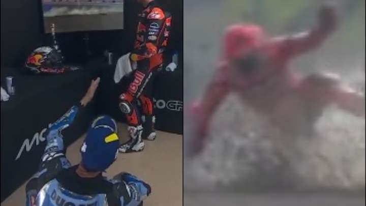 El enfado de Álex Márquez al ver la caída de su hermano Marc: "Hasta que no pasa algo..."