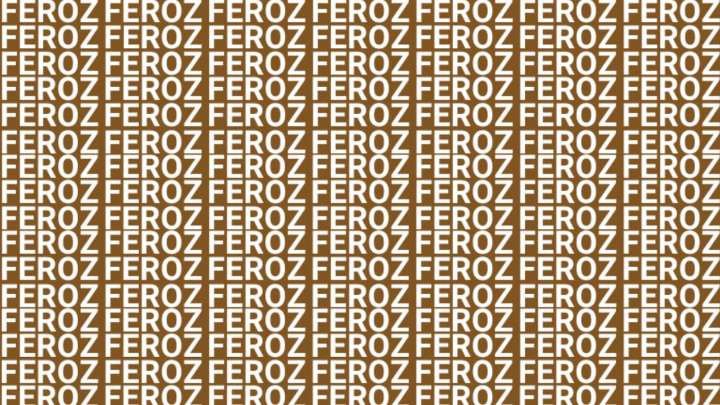 Solo una vista de águila puede encontrar la palabra 'VELOZ" en menos de 5 segundos