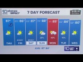 10 Weather: Thursday midday forecast; Oct. 23, 2025