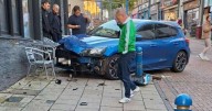Car mounts pavement and crashes into table outside Scots restaurant