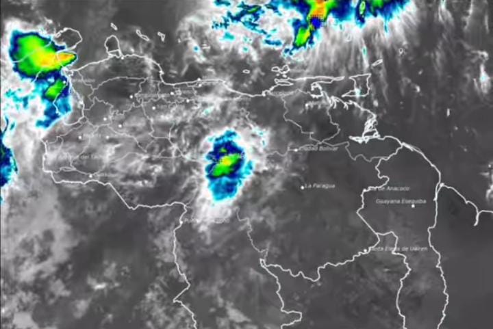 Inameh reporta inestabilidad atmosférica con lluvias variables en gran parte del país