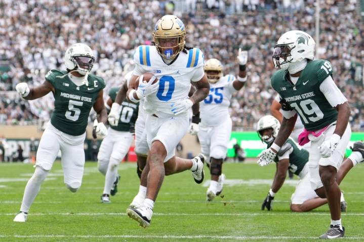 UCLA keeps rolling by dominating Michigan State