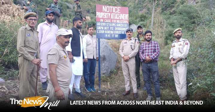Ramban police attach over 6 Kanal land belonging to exfiltrated terrorists under UAPA