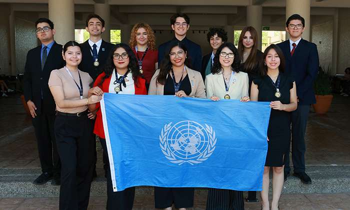 Destacan estudiantes de Unison en Modelo de Naciones Unidas; Ganan 10 primeros lugares