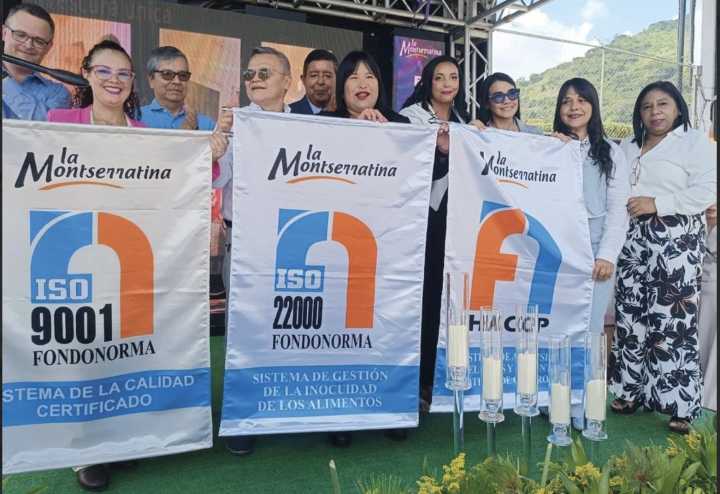 La Montserratina es la primera empresa venezolana de alimentos en obtener...