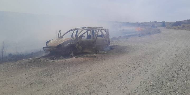 Se prendió fuego un auto en Córdoba y desató un incendio de gran magnitud en un Parque Nacional: más de 100 evacuados
