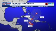 Tropical Storm Melissa forecast to become Cat 4 hurricane