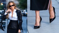 Jennifer Lopez Mixes Thom Browne With Rodo Heels for 'The View'