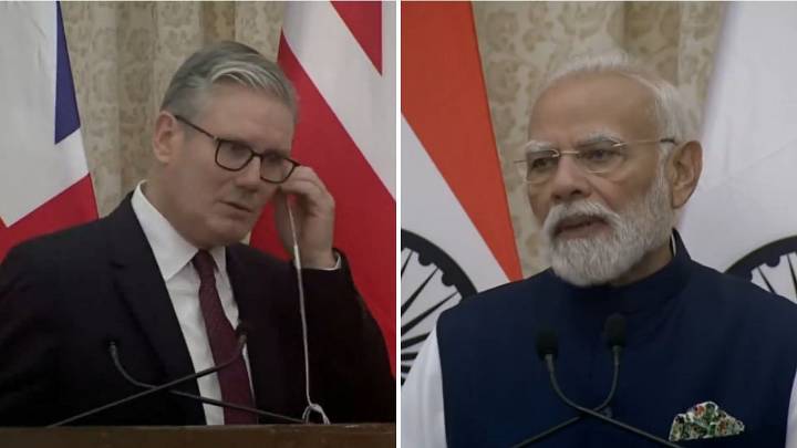 'India Supports Dialogue & Diplomacy On Ukraine, Gaza': PM Modi At Joint Press Meet With UK PM Keir Starmer At Mumbai's Raj Bhavan