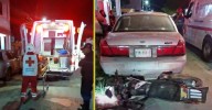 Accidente en Progreso: un joven motociclista resulta lesionado