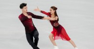 Chinese ice dancers under investigation after holding toy missile at event