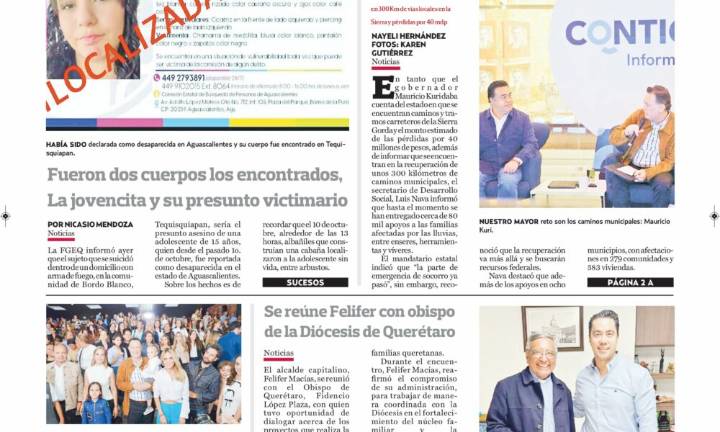 ¡Conoce la Portada de Hoy!