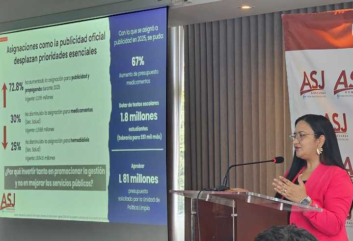 Rótulos y publicidad estatal son prioridad sobre medicamentos y aulas para el Gobierno, lamenta ASJ