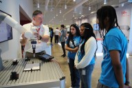 Students get a chance to look into the future of manufacturing jobs