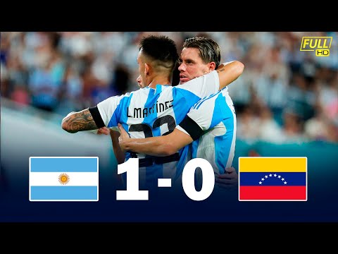 VIDEO: Argentina derrotó por la mínima a Venezuela en Miami