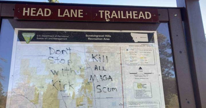 Signs vandalized at Head Lane Trailhead