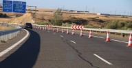 Un camión averiado provoca un estrechamiento de carriles en la A