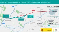 Luz verde al nuevo tramo de la autovía que unirá Torrefresneda y Santa Amalia