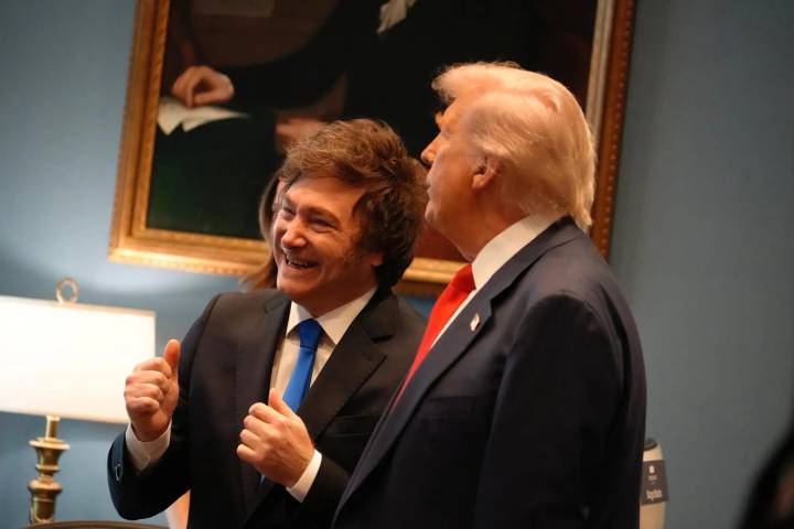 Milei aclaró la ayuda de EEUU: "No hay dudas que mientras yo sea presidente el apoyo lo tenemos"